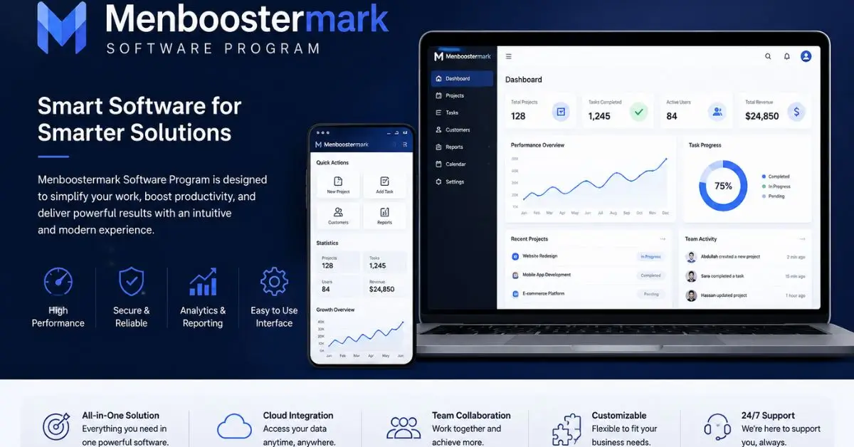 Menboostermark Software Program for Marketers 2026
