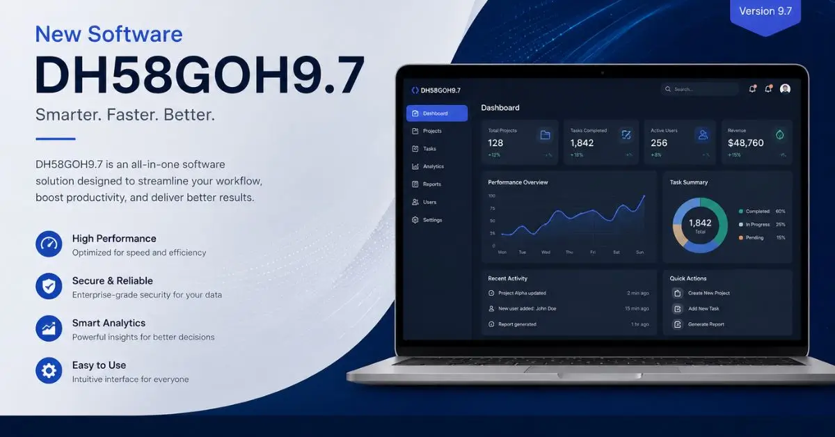 New Software DH58GOH9.7: Features & Update Guide