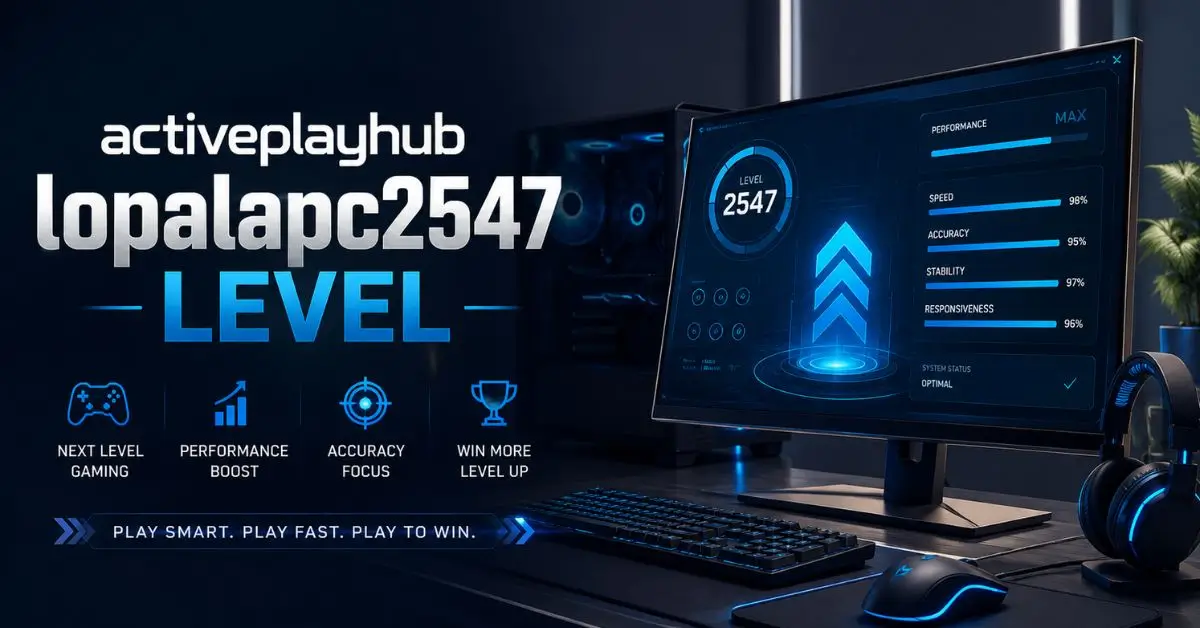 ActivePlayHub LopalaPC2547 Level: Complete Guide - US Tech